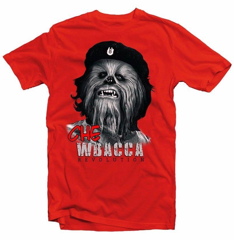 CHEWBACCA Che Guevara revolution red cotton printed t-shirt 9316 S разноцветный