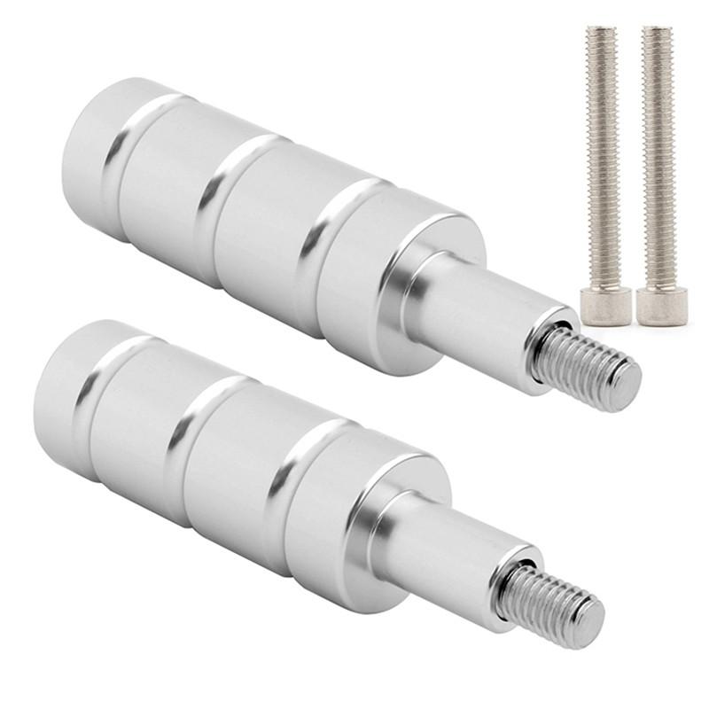 2pcs Motorcycle LED Headlight Fog Light Mounting Bracket Post Support Base Mount Bike Sport Tail Light Spotlight Bracket