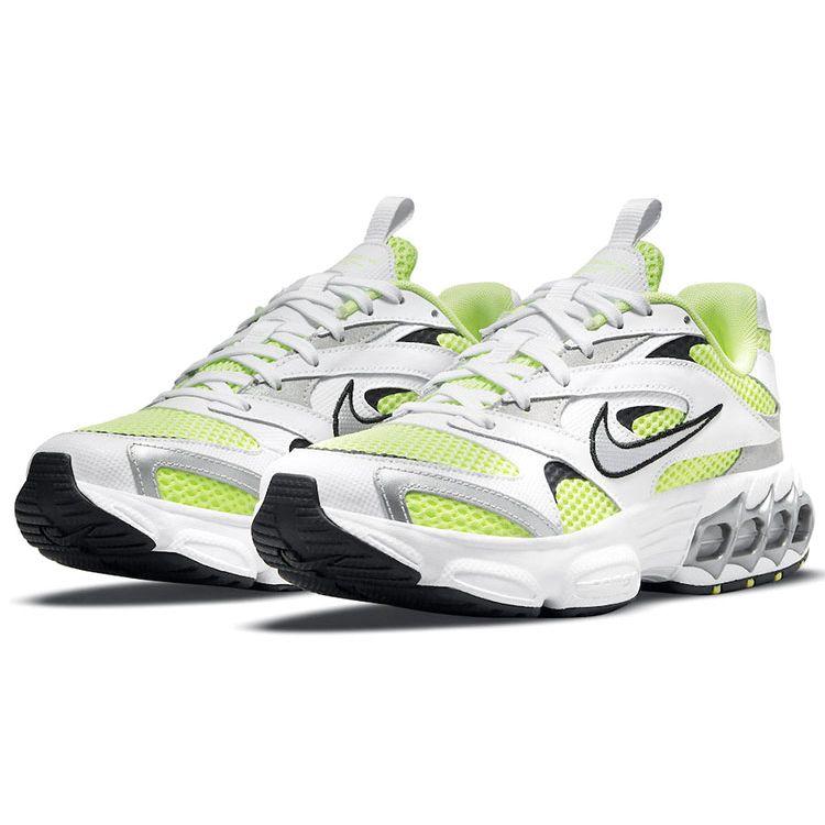 Nike Zoom Air Fire White Light Lemon Twist Black Metallic Silver Women's Running Shoes CW3876-102