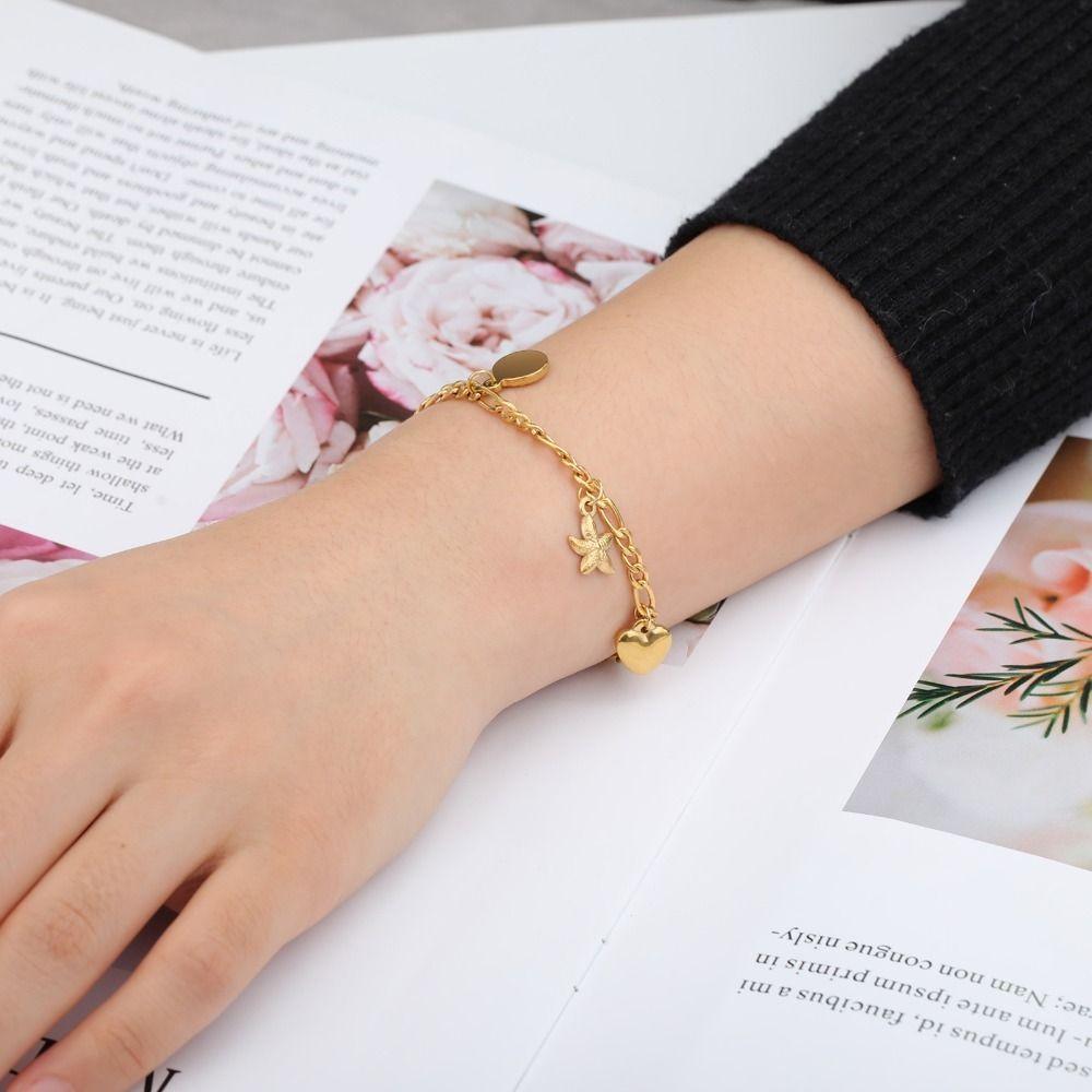 

Starfish Shell Pendant Bracelet Shell Shell Charm Bracelet New Exquisite Bracelet Women