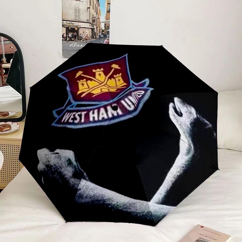 West Football Club Umbrella 8-Frame for Travel, camping, Casual Lightweight Portable Umbrella, Essential for every family Holidays Gift
