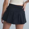 High-Waist Quick-Dry Tennis & Yoga Skort with Built-In Shorts