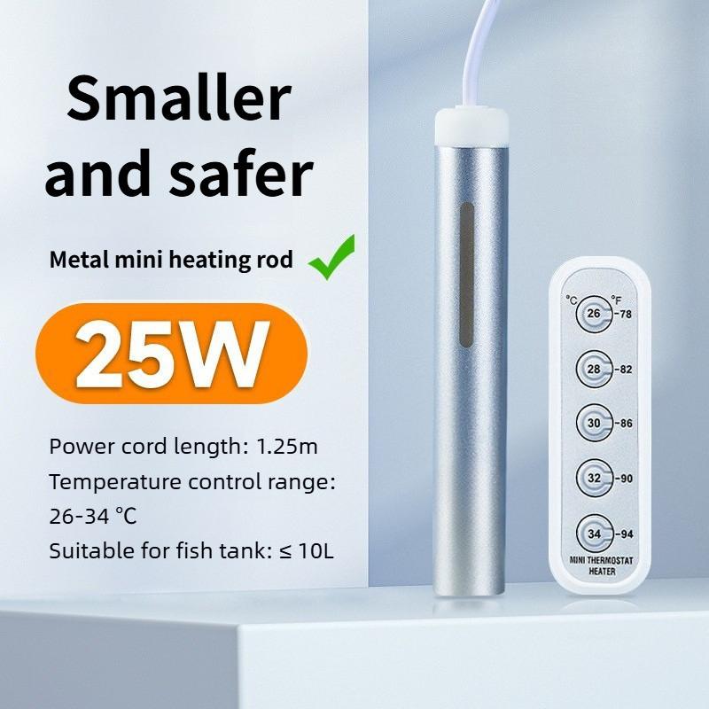 Mini digitális kijelző Kicsi teknős akvárium Akvárium fűtőberendezés Automatikus állandó hőmérsékletű Halas akvárium fűtőrúd