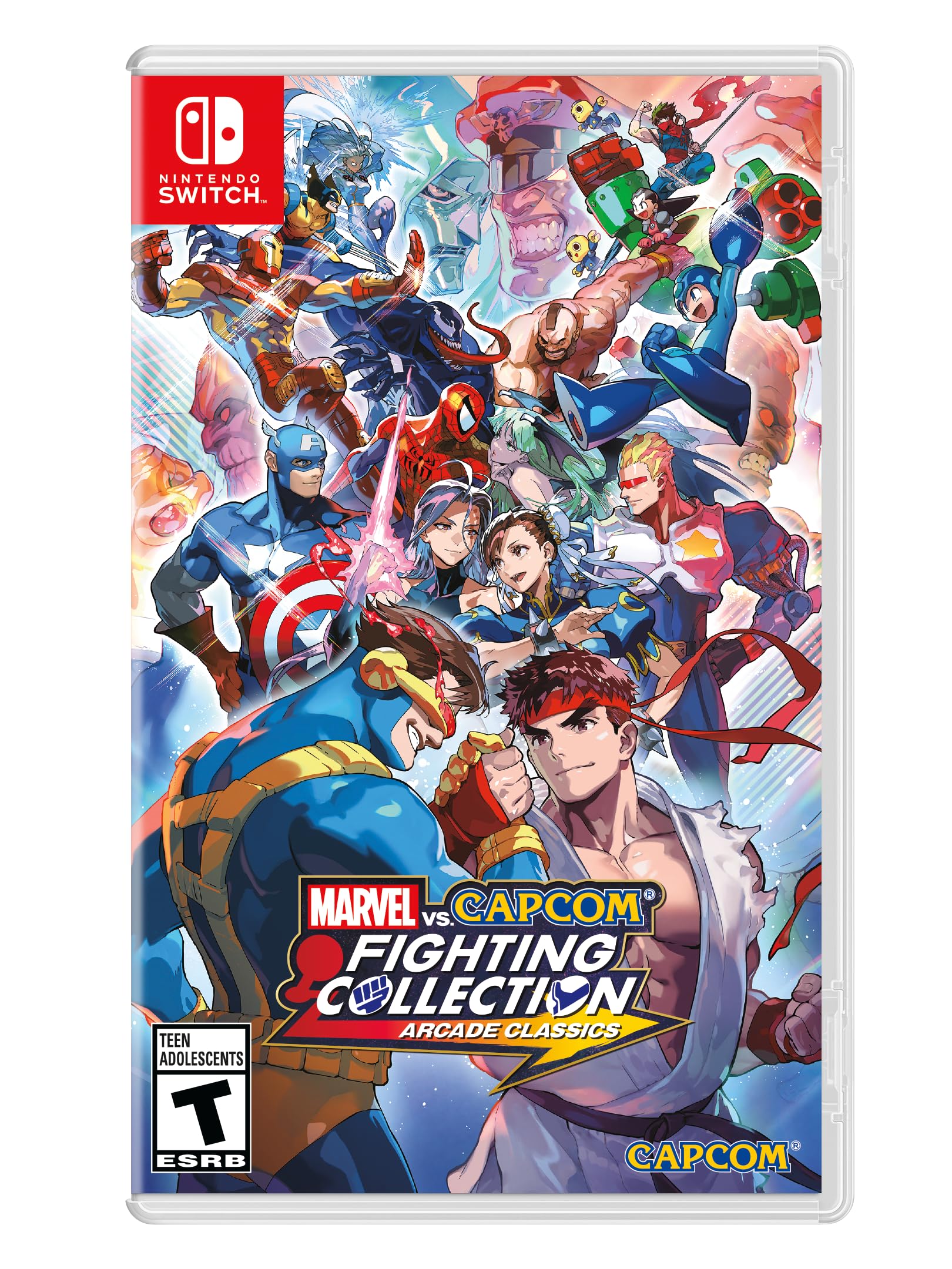 

Marvel Capcom Fighting Arcade Classics North Switch vs. Collection (Import America) – синий
