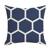 Geometric Pillow Cover, Washed Linen Look Throw Pillow Case with Hidden Zipper, Minimalist Cushion Cover for Sofa, Bed, Office, Cozy Home Decor