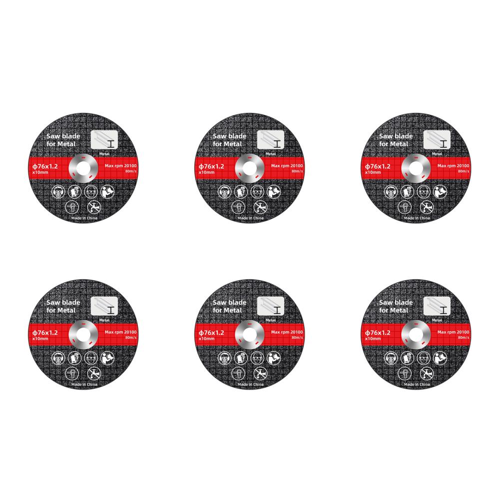 1-10pcs 76mm Metal Cutting Disc Anngle Grinder Grinding Wheels for Stainless Steel Cut Off Wheel Reinforced Resin Cutting Blade