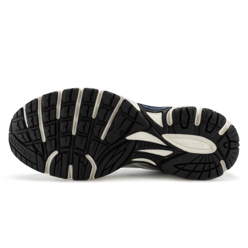 SAUCONY Cohesion 2K Cushioning Anti-Slip Wear-Resistant Breathability Low-Top Casual Running Shoes Unisex White Silver Saucony S79019-2