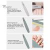 Nail Polishing File 6Pcs Sanding Double-sided Large Area Washable Thick Frosted Multi-functional Emery Boards Buffering Salon Supply Buffer