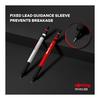 Rotring 500 Mechanical Pencil 0.5mm Shine Red 2218726 Metal Grip Lightweight Resin Body Low Center of Gravity Stable Writing Comfortable for Long