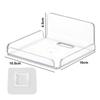 Mounted Storage Holders Record Wall Shelf Vinyl Acrylic Mount Display Shelves Clear Holder Floating Storage Stand Rack