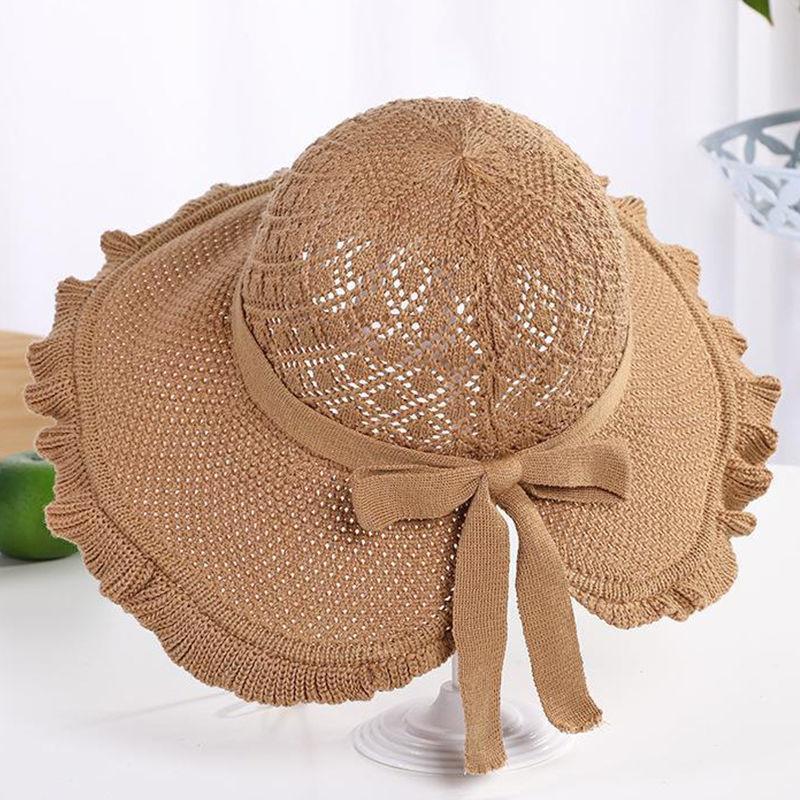 Foldable Women's Hat Summer Sunshade Hat Beach Sun Hat
