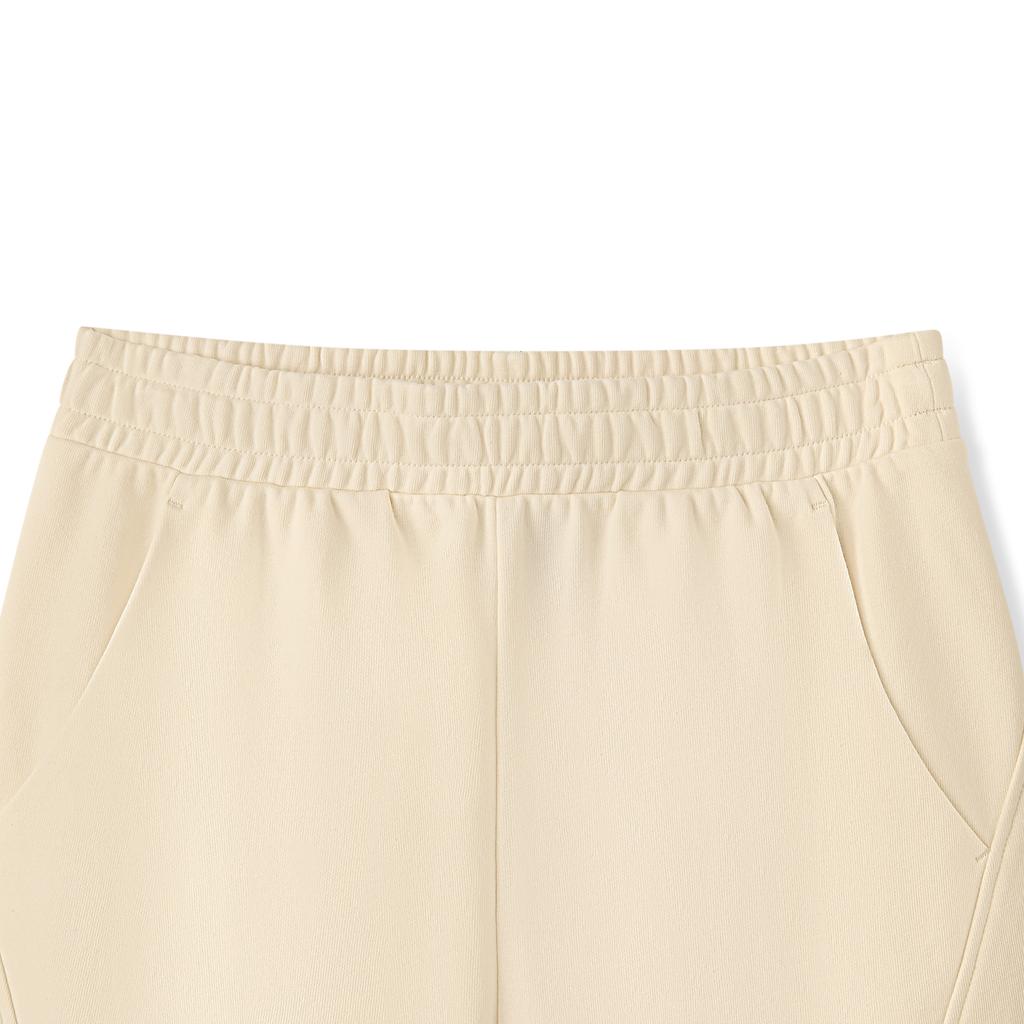Skechers Breathable Skin-Friendly Elastic Solid Color Casual Shorts Women Bottoms L226W028-001J