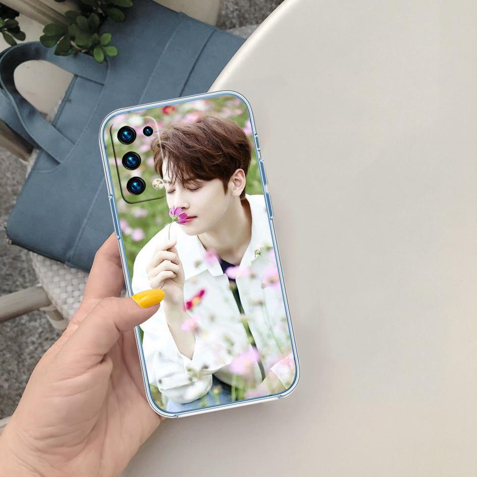 PP18 Cha EunWoo Soft Shell Transparent Phone Case for Samsung Galaxy A04 A04S A14 A23 A34 A54 M23 M33 M52 M53