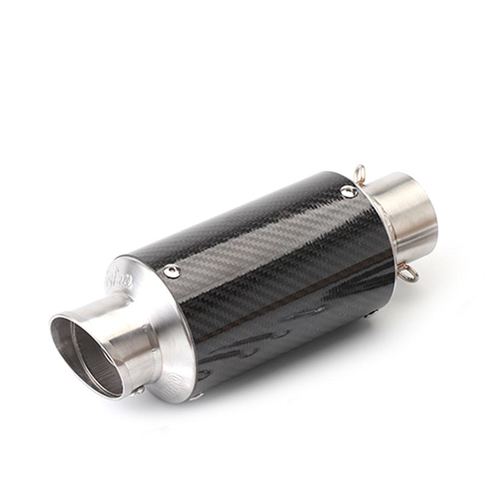 Universal 51mm Motorcycle Exhaust Carbon Fiber Muffler With DB Killer For R15 DUKE125 Z400 R25 Mt15 Cbr500 PCX
