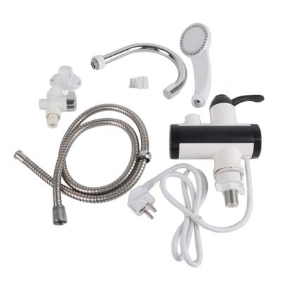 Distribuitor Instant de Apă Caldă și Rece, Încălzitor, Robinet de Încălzire, Afișaj Temperatură + Cap de Duș