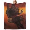 Untitled Ghost by Zdzisaw Beksiski Throw Blanket Soft Breathable Blanket for Night Sleeping