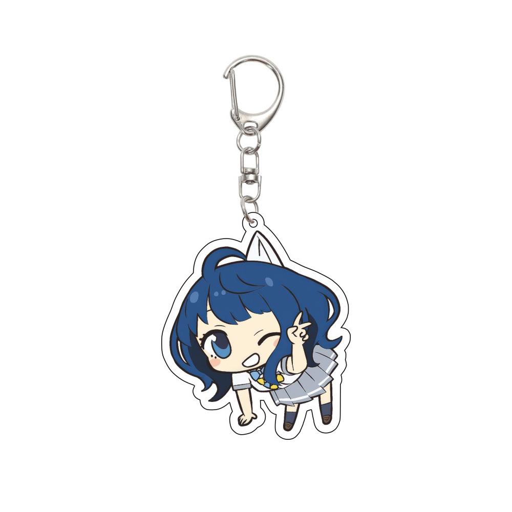

55MM Anime too many losing heroines Keychain Yanami Anna/Nukumizu Kazuhiko Key Chain Acrylic Model Plate Christmas Gifts 55mm