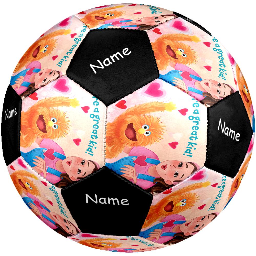 Nome Personalizzato Sig.ra. Pallone da Calcio Tema Rachel Taglia 5, Adatto Sia per Partite Indoor che Outdoor, un Regalo Adatto a Tutti.