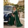 ROYAL MALAY SATIN SILK PARTYWEAR SAREE