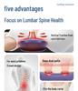Portable Electric Lumbar Massager with Traction, Heating & Percussion