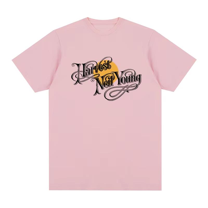 Neil Young Harvest Vintage Tshirt 90s Adult Fashion Band Cotton Breathable T Shirt Summer New Fashion Unisexs Unisexs Tshirt
