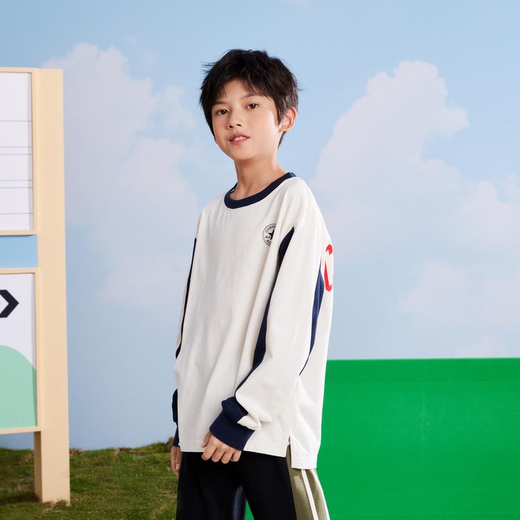 Converse T Shirt Milk White Kids' CV2312139GS-001