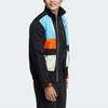 Adidas Neo Colorblock Stand Collar Sports Jacket Men Outerwear Black HD4662