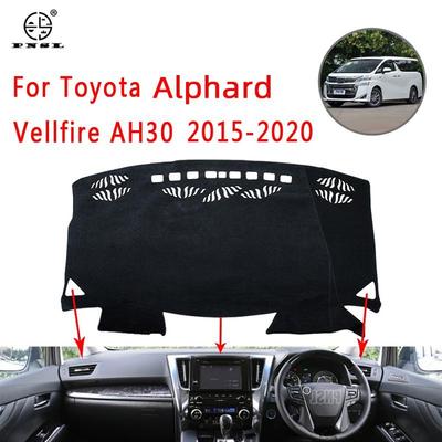 For Alphard Vellfire 30 AH30 2015~2022 Dashboard Cover Pat Dash Board Mat Carpet Dashmat Car Interior Sunshade Protect