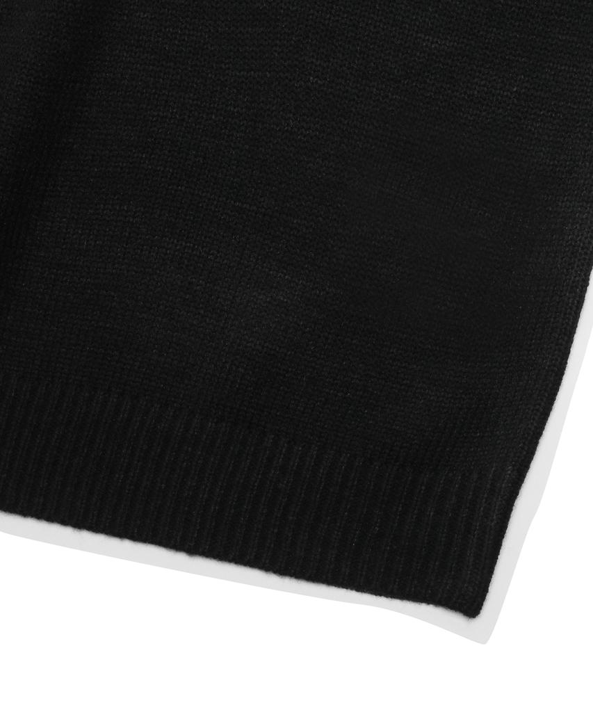 Columbia University 1754 Crown V Neck Vest Sweater Black