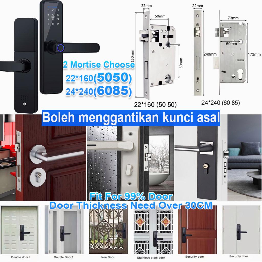 100PCS  Smart Door Lock Set Household Digital Hotel Apartment Digital Electronic Lock Fingerprint Door Lock