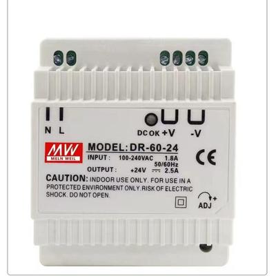 Hutschienen-Netzteil Transformator 220V auf DC: Mean Well DR-60/50/45/30/15