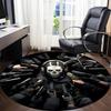 1pc Call of Duty Carpet, Round Non-Slip Durable Large Size Office Carpet, Suitable for Office, Beautiful Decoration