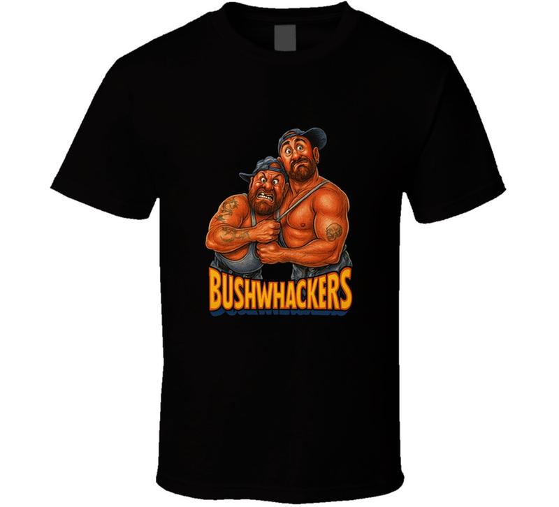 The Bushwhackers Tag Team Retro Wrestling Legend Caricature Unisex T-Shirt S