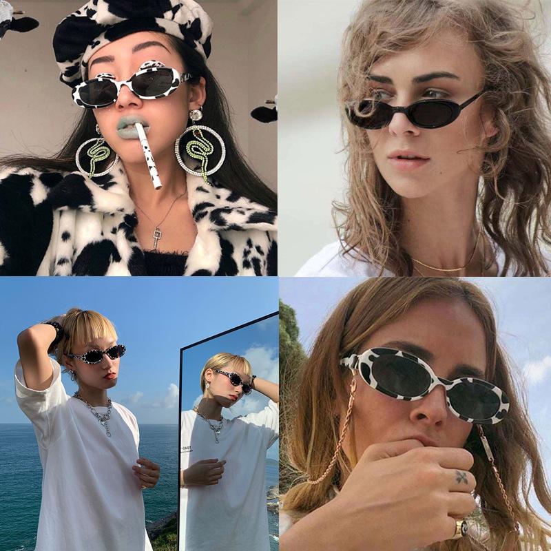 

Zebra Oval Sunglasses With Stripes, Personalized Sunglasses For Women