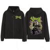Ghost Skeletour World Tour Album Harajuku Zipper Hoodies Unisex Gothic Oversized Zip Up Sweatshirts Harajuku Hip-hop Coat
