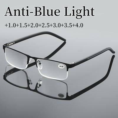 Trend Titanlegierung Lesebrille TR90 Business Weitsichtbrille für Herren