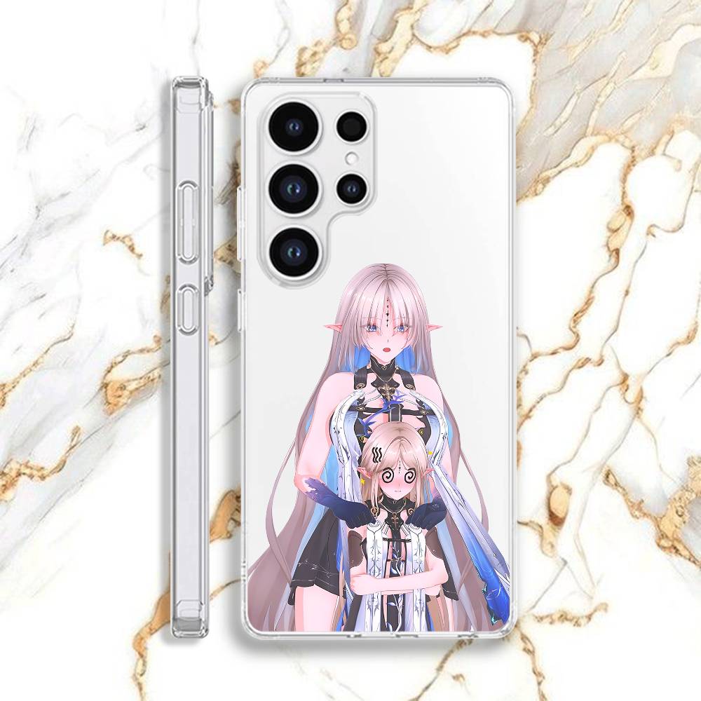 

Wuwa Cartethyia Girl Phone Case For Samsung S21,S24,S30,S10,S22,S25,S23,S10,PIus,Ultra,5G,FE,lite Clear Soft Shell SamsungS20fe