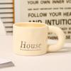 Simple Mug High Value Ceramic Water Cup Milk Cup Office Men's High End Exquisite Coffee Cup for Girls
