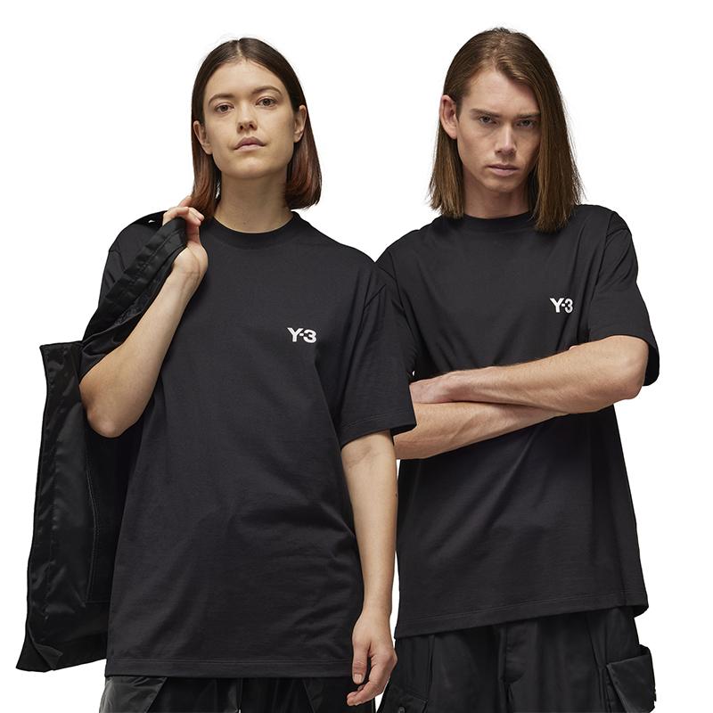 Y-3 X Real Madrid Kollaboration Rundhals Kurzarm T-Shirt Unisex T-Shirt Schwarz IT3719
