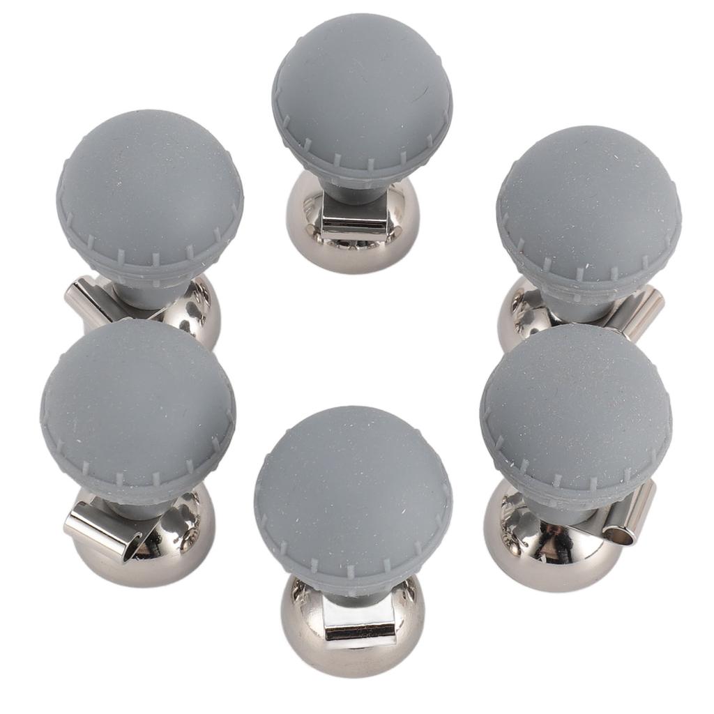 6pcs EKG Electrodes Chest Suction Ball Soft Accurate Measurement 3.04.0mm Double Hole Universal