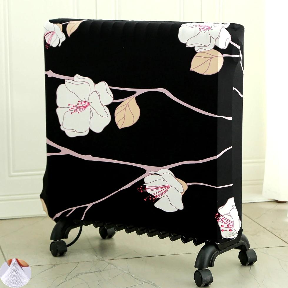 Solid Color Portable Heater Radiator Dust Cover Thickened Elastic Household Oil Tin Radiator Protective Storage Dust Covers