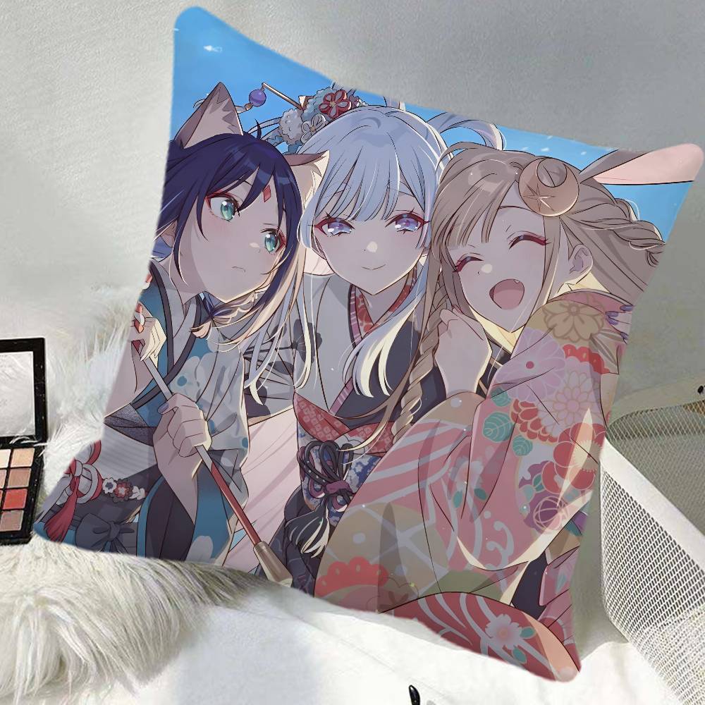 Cosmic Princess Kaguya Pillow Case Square Pillow Bedroom Sofa Leisure Comfort Cushion Car Home Decoration