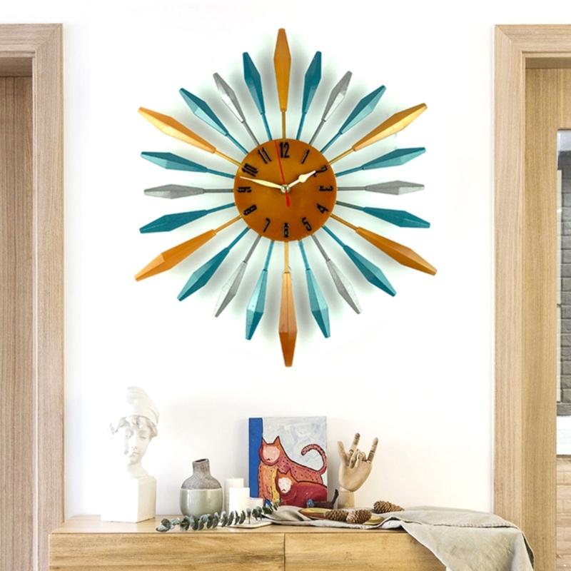 Clock Resin Molds Large Number Clock Silicone Mold Epoxy Casting Mold for DIY Crafts Home Decor Wall Art Clock Making