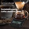 Portable Digital Scale 1kg/2kg Pocket Coffee Scales 0.1g High Precision Electronic Kitchen Food Scales Balance with Timing
