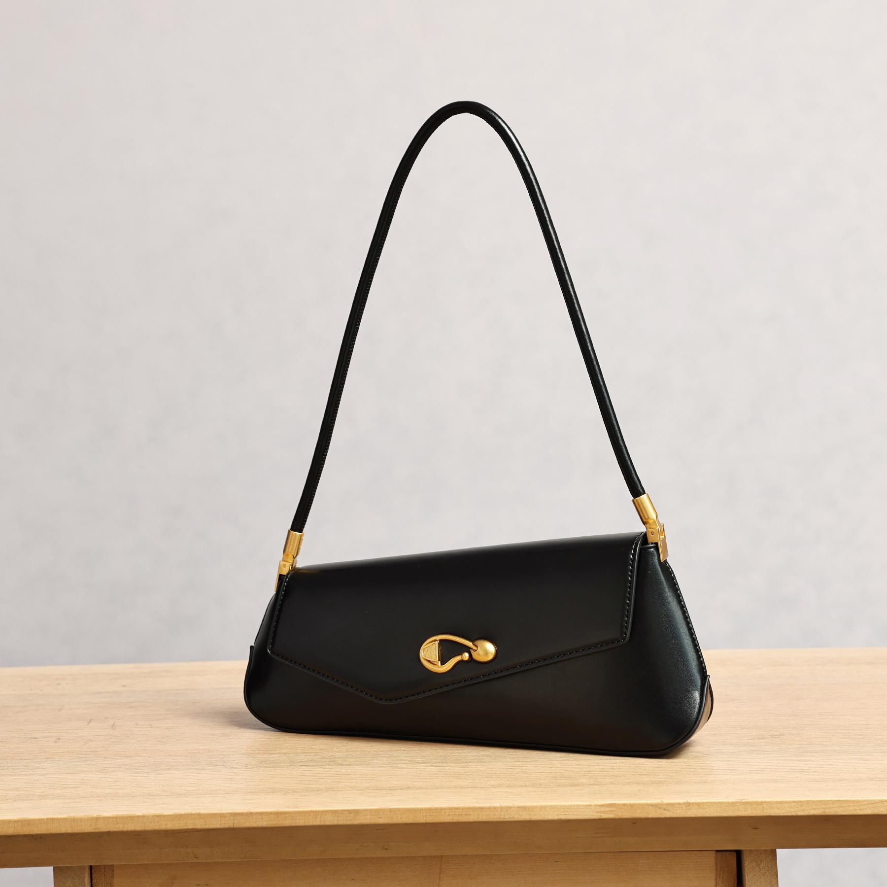 

Women High Quality Underarm Bag Luxury Microfiber Leather Versatile Single Shoulder Crossbody Bag Daily Commute Bag For Girls чёрный