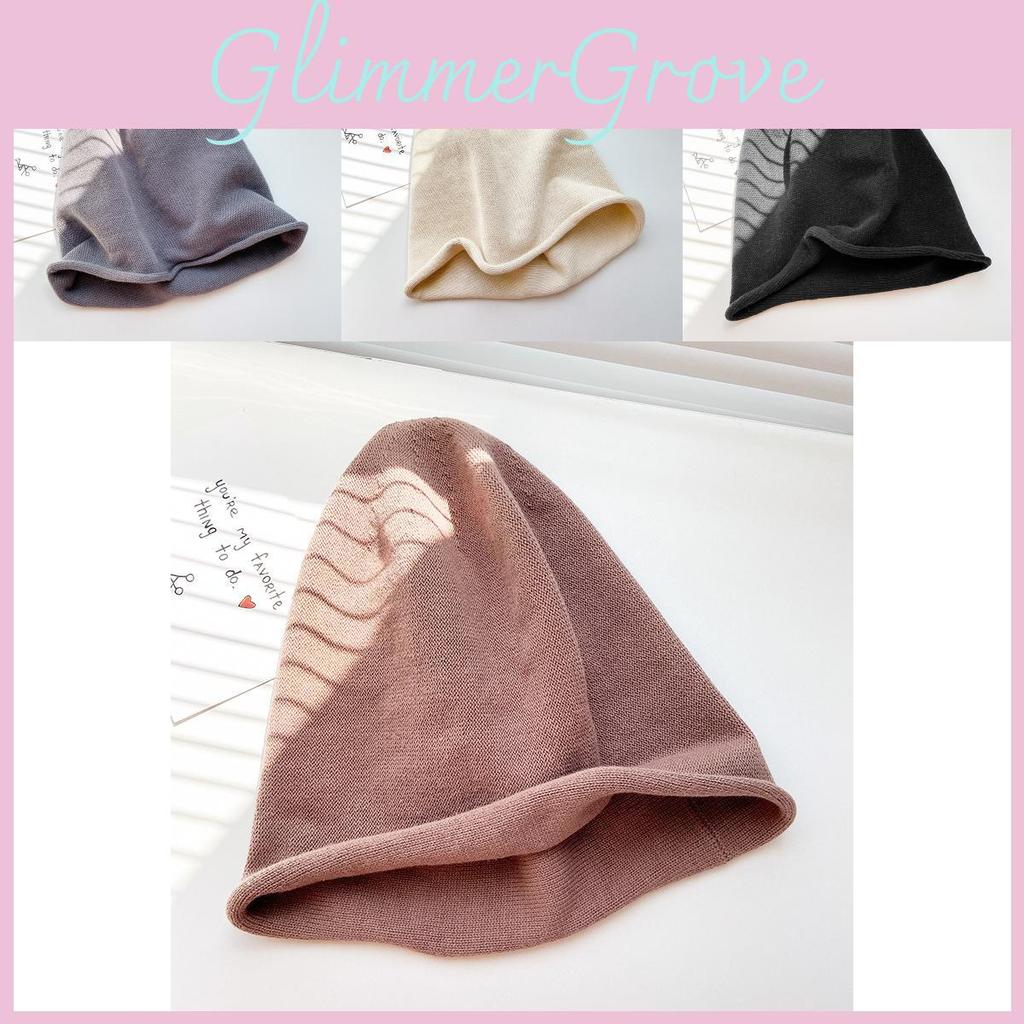 Soft Knit Cottonpolyester Beanie For Women Warm Winter Hat In Stylish Black