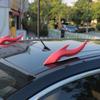 Car Roof Decoration Horns Sticker Auto 3D Dragon Horns Decoration Elasticity Silicone Horns Easy To Find Car In The Parking Lot