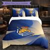 Biancheria da Letto a Tema Real Sociedad FC Set 3 Pezzi Copripiumino Biancheria da Letto Decorativa Per Camera Teen Decorazione Casa