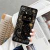 Cartoon Cat Case for Xiaomi Mi 12X 11 12 13 Lite 13 14 15 Pro 10T 11T 12T Pro Black Soft Phone Cover