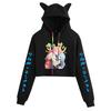 Reincarnated as a Slime Women's Anime Cat Ear Crop Top